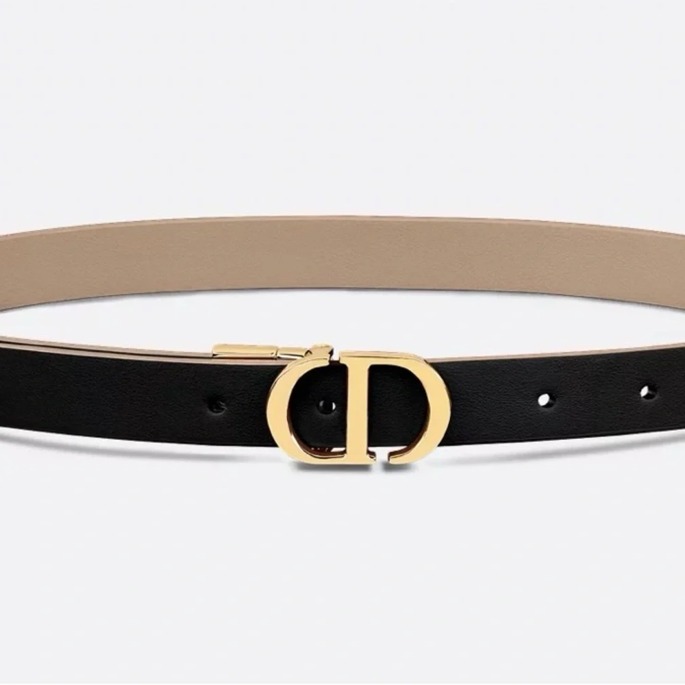 Dior Beige and Black Reversible Belt - Picture 4 of 6